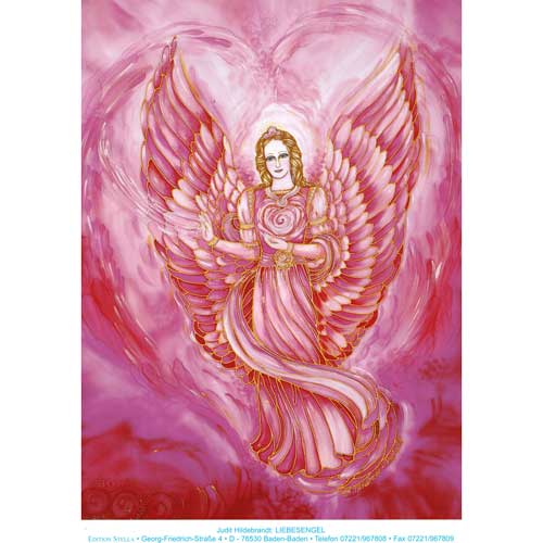 Bilder/Aufkleber / Engelbilder von J. Hildebrandt / Kunstdruck Liebesengel