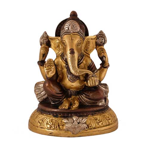 Statuen / Ganesha / Ganesha sitzend, 13cm