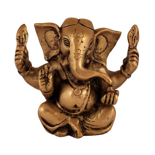 Statuen / Ganesha / Ganesha sitzend, 9,5cm