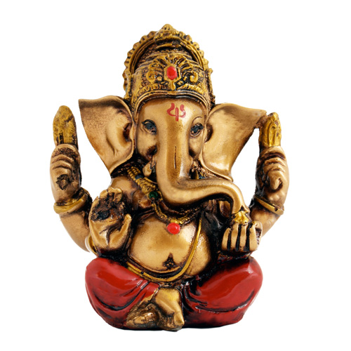 Statuen / Ganesha / Ganesha sitzend, 12cm