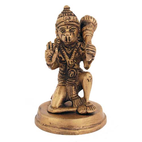 Statuen / Hanuman / Hanuman, kniend, 10cm