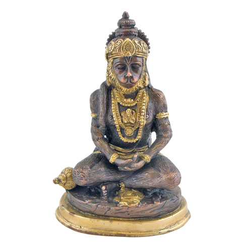Statuen / Hanuman / Hanuman, sitzend in Meditation, 19,5 cm