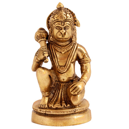 Statuen / Hanuman / Hanuman kniend, 12cm