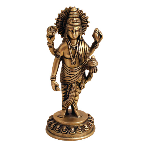 Statuen / Kali/Durga/Maya-Devi / Dhanvantari (Gott des Ayurveda), 17cm