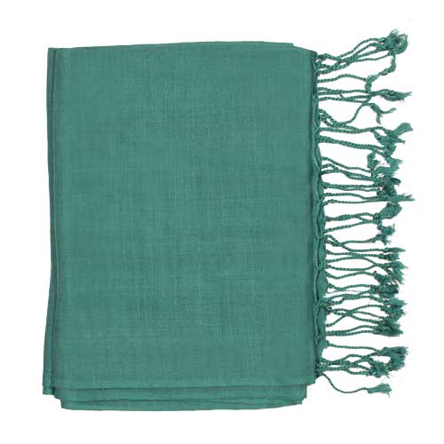 Textilien / Altart&uuml;cher / Viscose-Tuch, einfarbig, grün, Grösse ca 180 x 50 cm