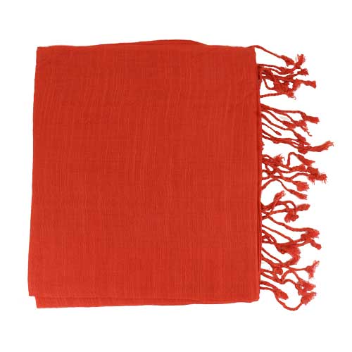 Textilien / Altart&uuml;cher / Viscose-Tuch, einfarbig, orange, Grösse ca 180 x 50 cmViscose Scarf, unicolor, size ca 180 x 50 cm
