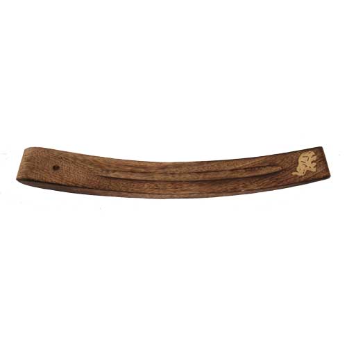Räucherstäbchenhalter / Halter aus Holz - Gondelform / Gondel mit Elefant, Länge ca 28 cm