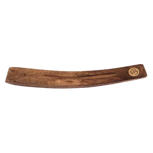 Räucherstäbchenhalter / Halter aus Holz - Gondelform / Gondel mit OM, Länge ca 28 cm