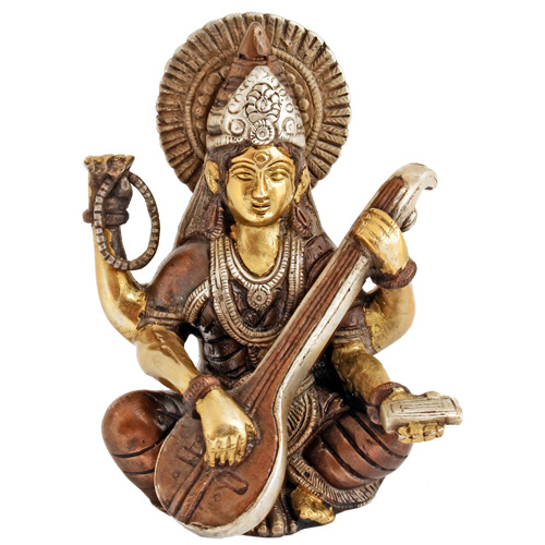 Statuen / Saraswati / Saraswati, sitzend, 15cm