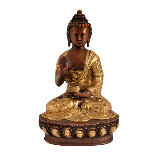 Statuen / Gautama Buddha / Buddha, segnend, 28cm