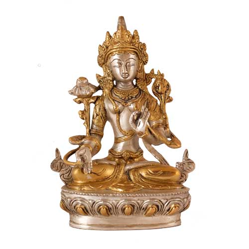 Statuen / Tara / Tara, weiß, 21 cm