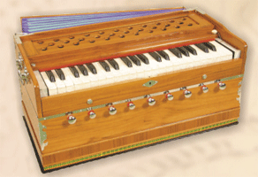 Klangwelten / Musikinstrumente / Harmonium, Teak, mit coupler